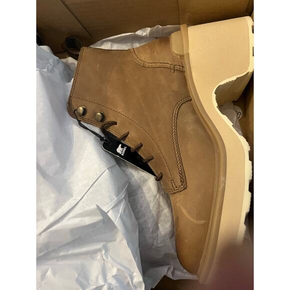 NEW (Other) - Sorel Hi-Line Heel Lace, Women Size 6.5, Umber/Ceramic - Picture 8 of 9